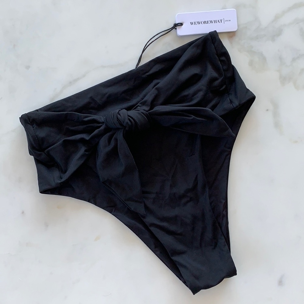 We Wore What Black Bikini Bottom